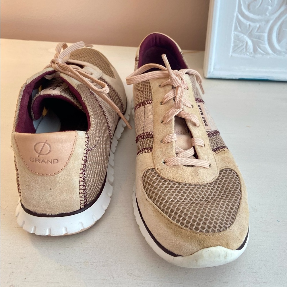Cole Haan ZeroGrand Women's Tan Sneakers Tennis Shoes 8.5 - Picture 8 of 10